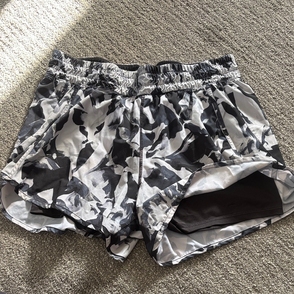 Avia Women's Athletic Shorts in Black and Gray
